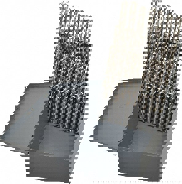 Drill Bit Set: Jobber Length Drill Bits, 26 Pc, 118 °, High Speed Steel